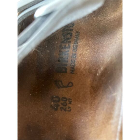 Birkenstock Womens White Arizona Slide Adjustable Strap Slip On Sandals Size 40 - Picture 9 of 9